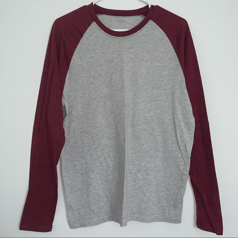Old Navy Red & Gray long sleeve Shirt
